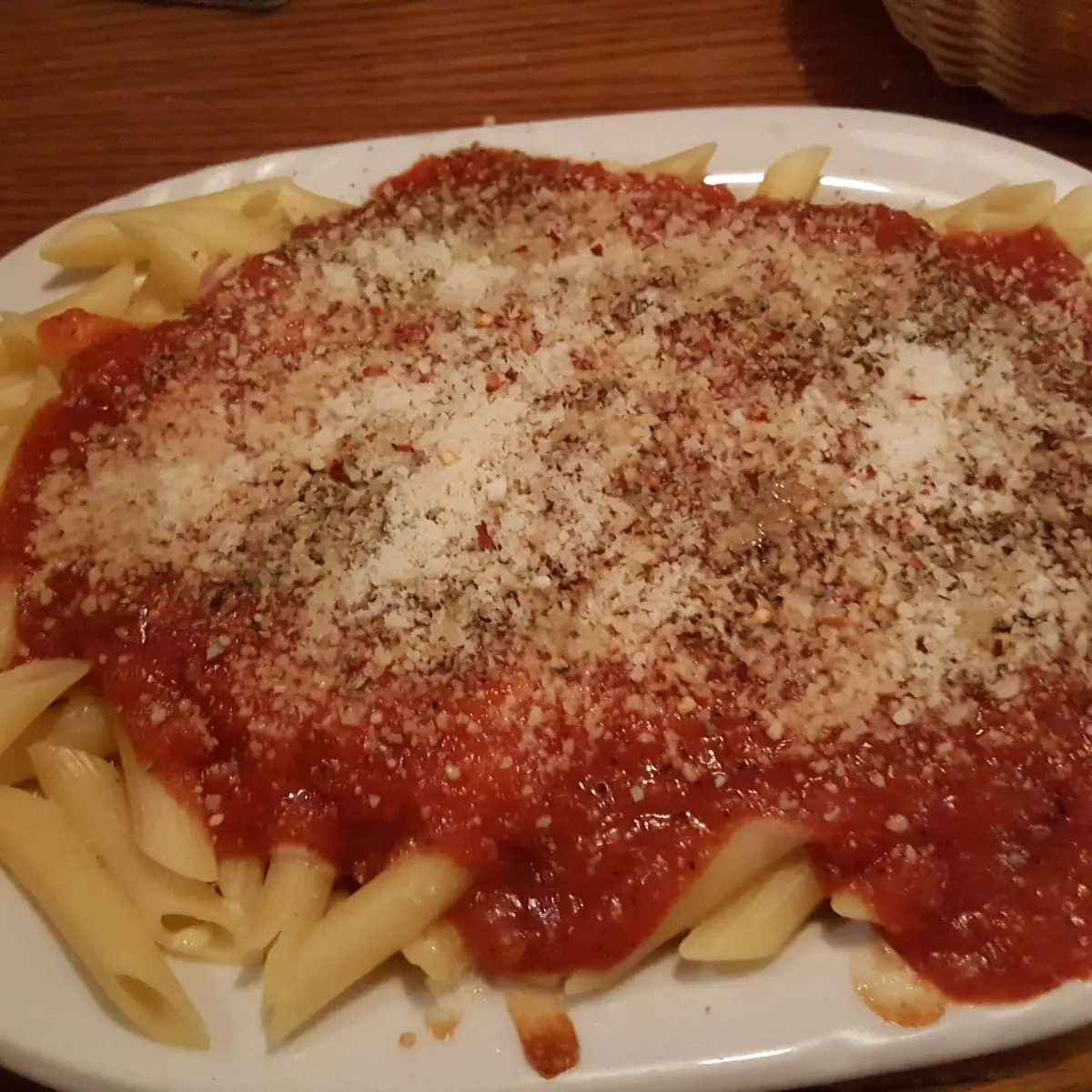 Penne Pasta with Meat Sauce