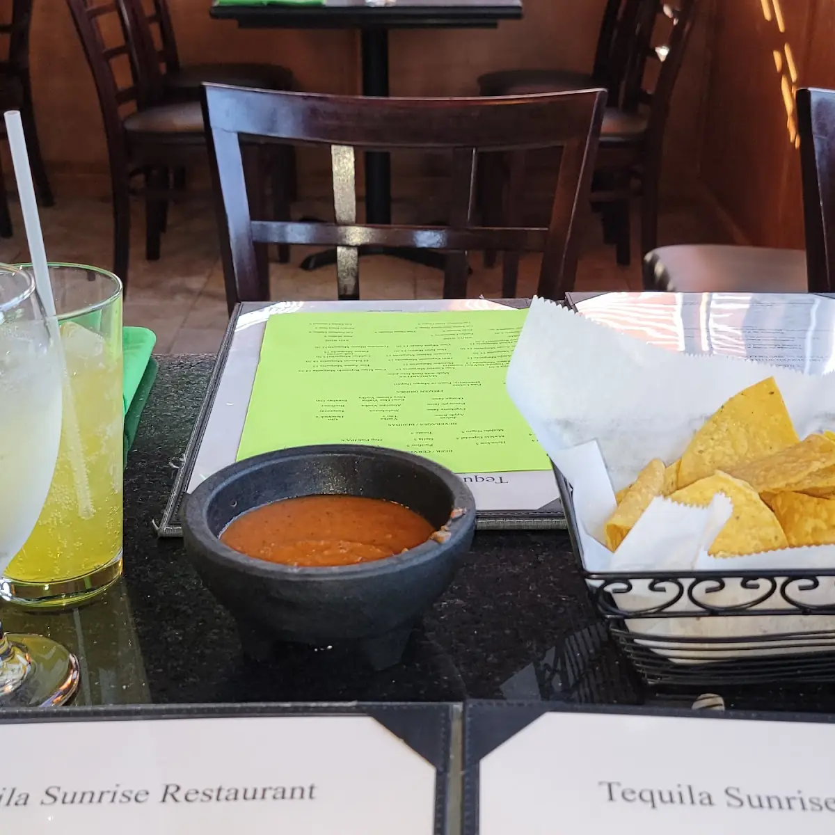 House Margarita Chips and Salsa