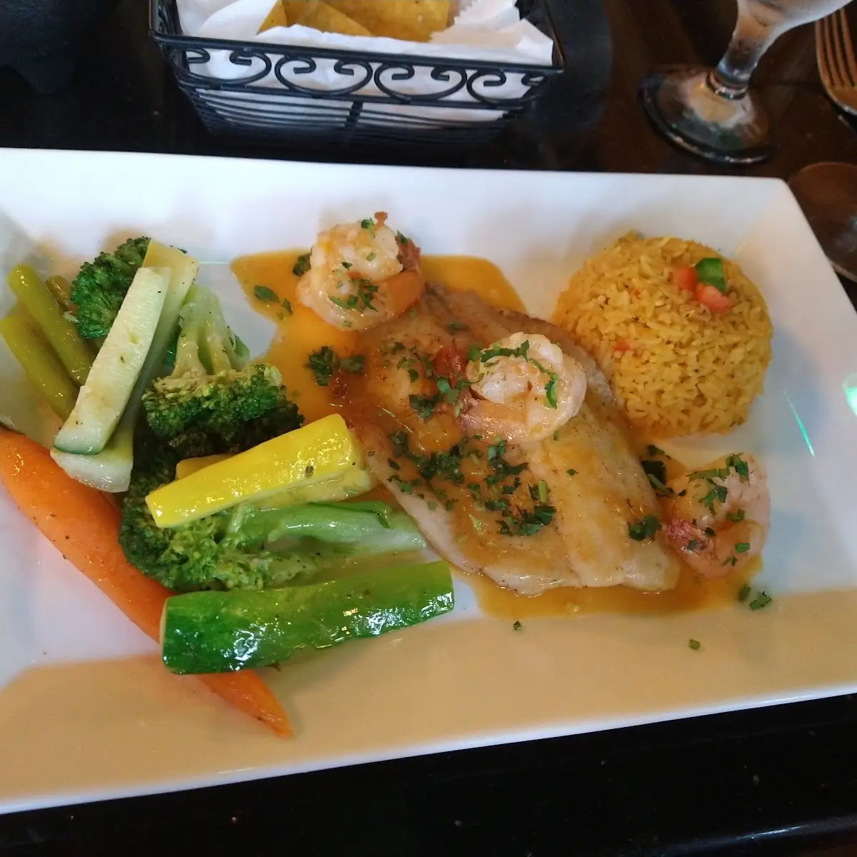 Tilapia Fillet with Shrimp