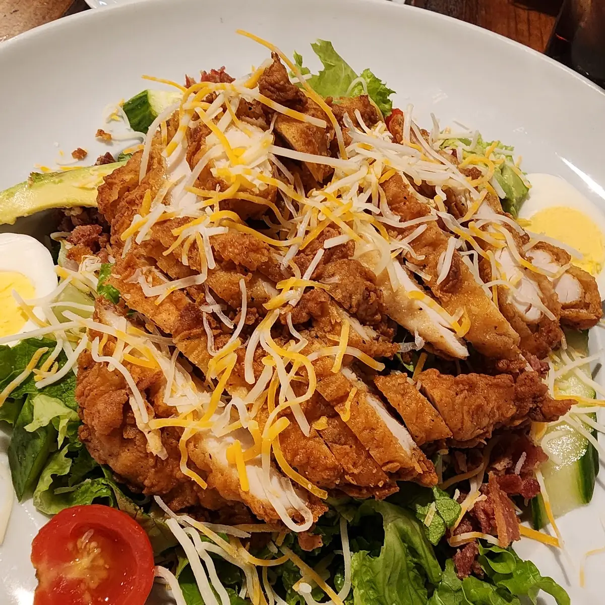 Cobb Salad with Crispy Chicken