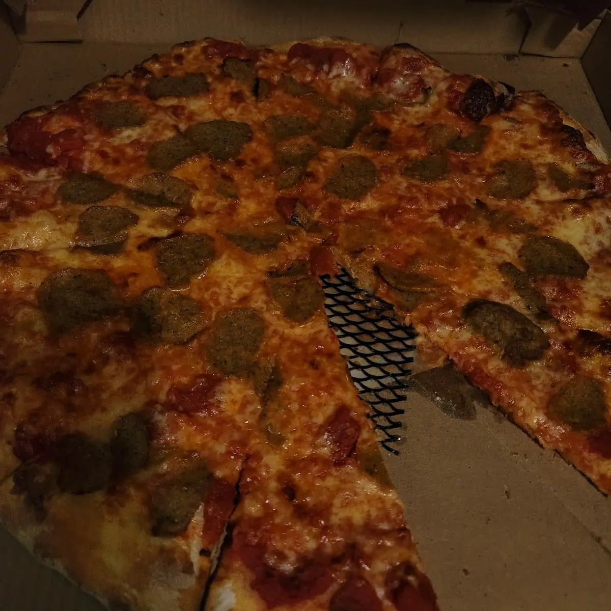Meatball Pizza