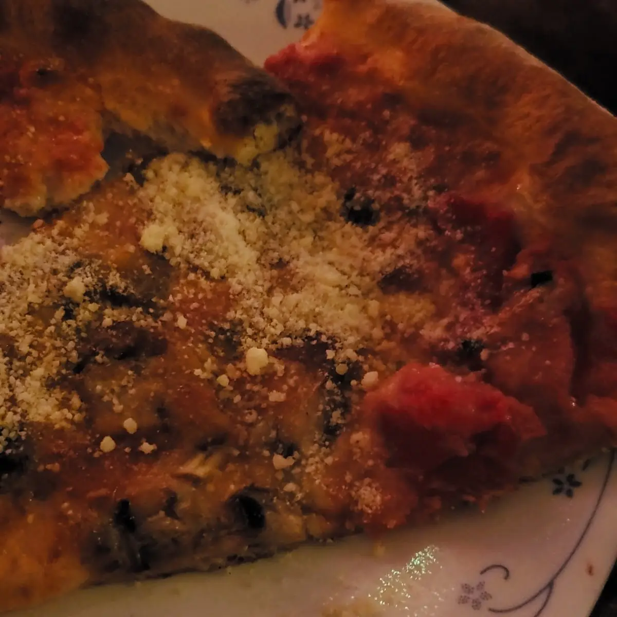 Sausage & Roasted Peppers Pizza with Grated Cheese