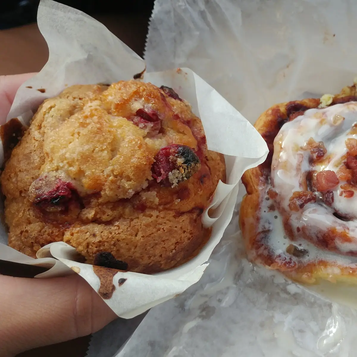 Maple Bacon Cinnamon Roll