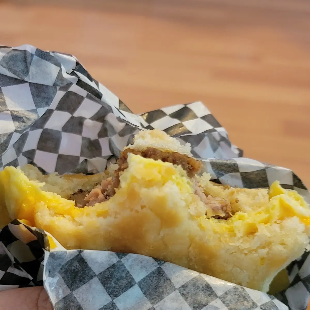 Sausage Egg and Cheese Biscuit