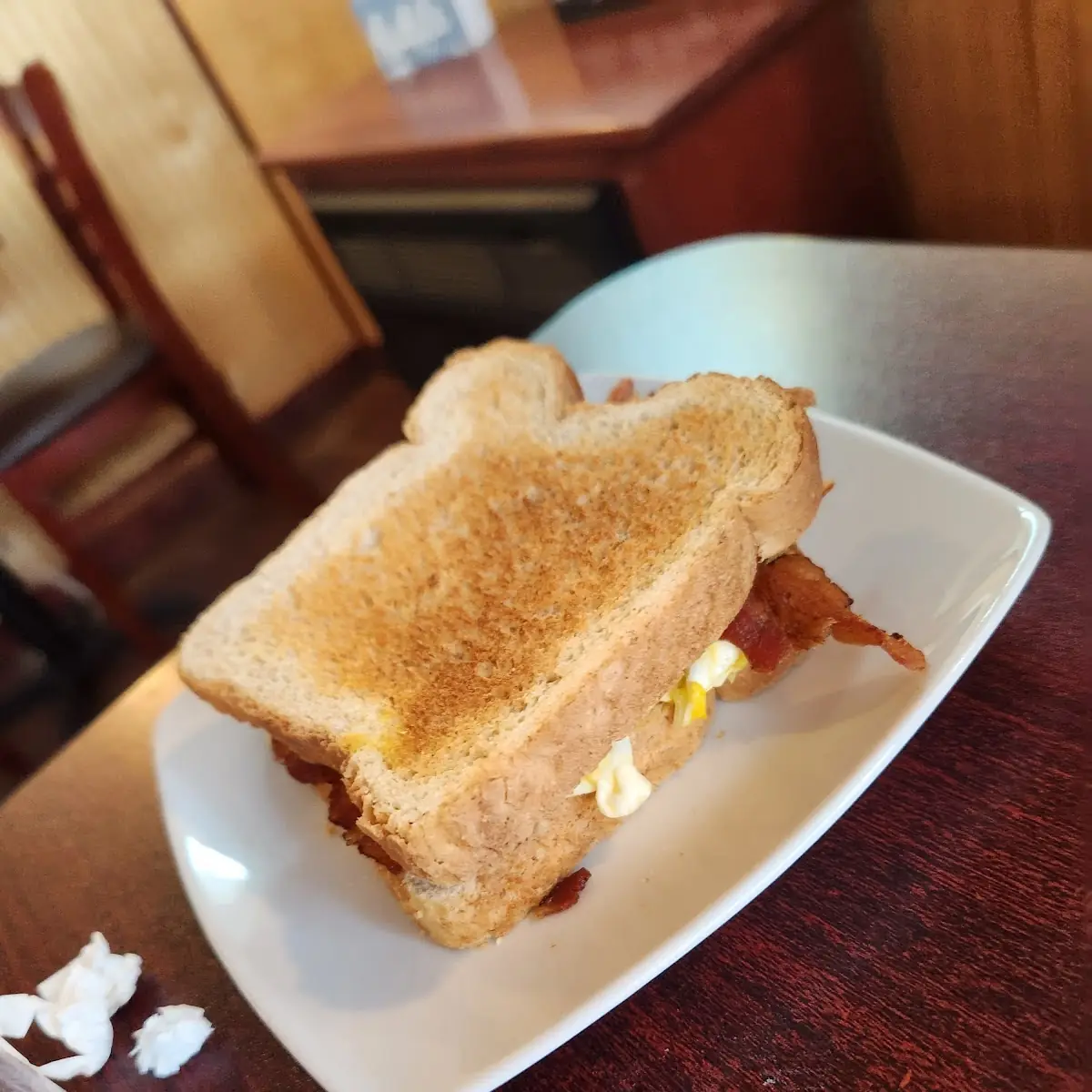 Bacon Egg and Cheese Sandwich