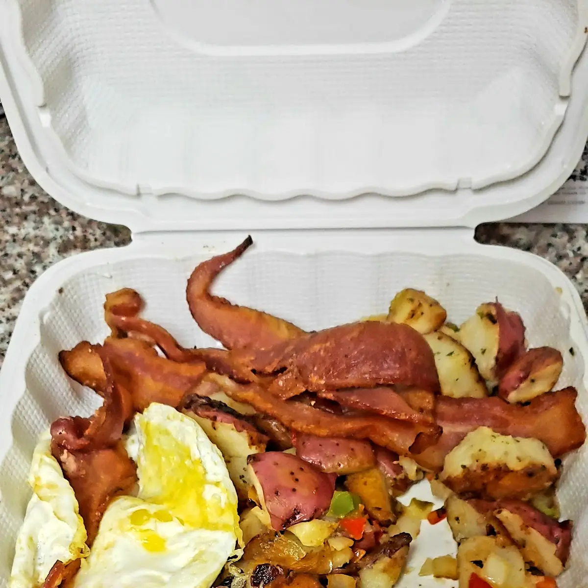 Bacon Eggs and Potatoes