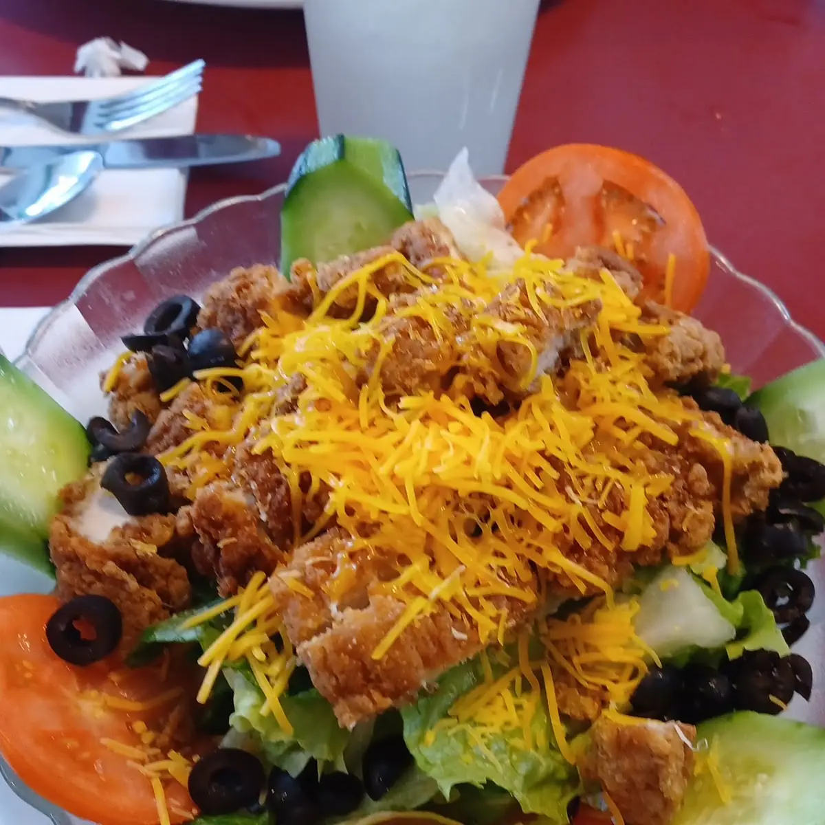 Salad Crispy Chicken