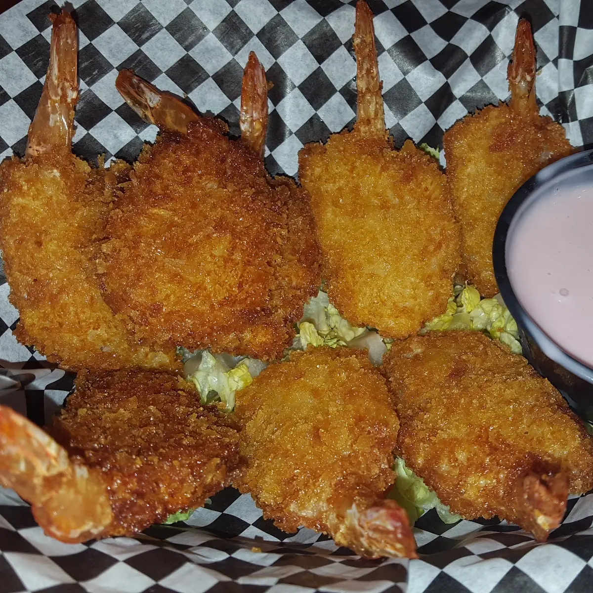 Coconut Shrimp with Raspberry Sauce