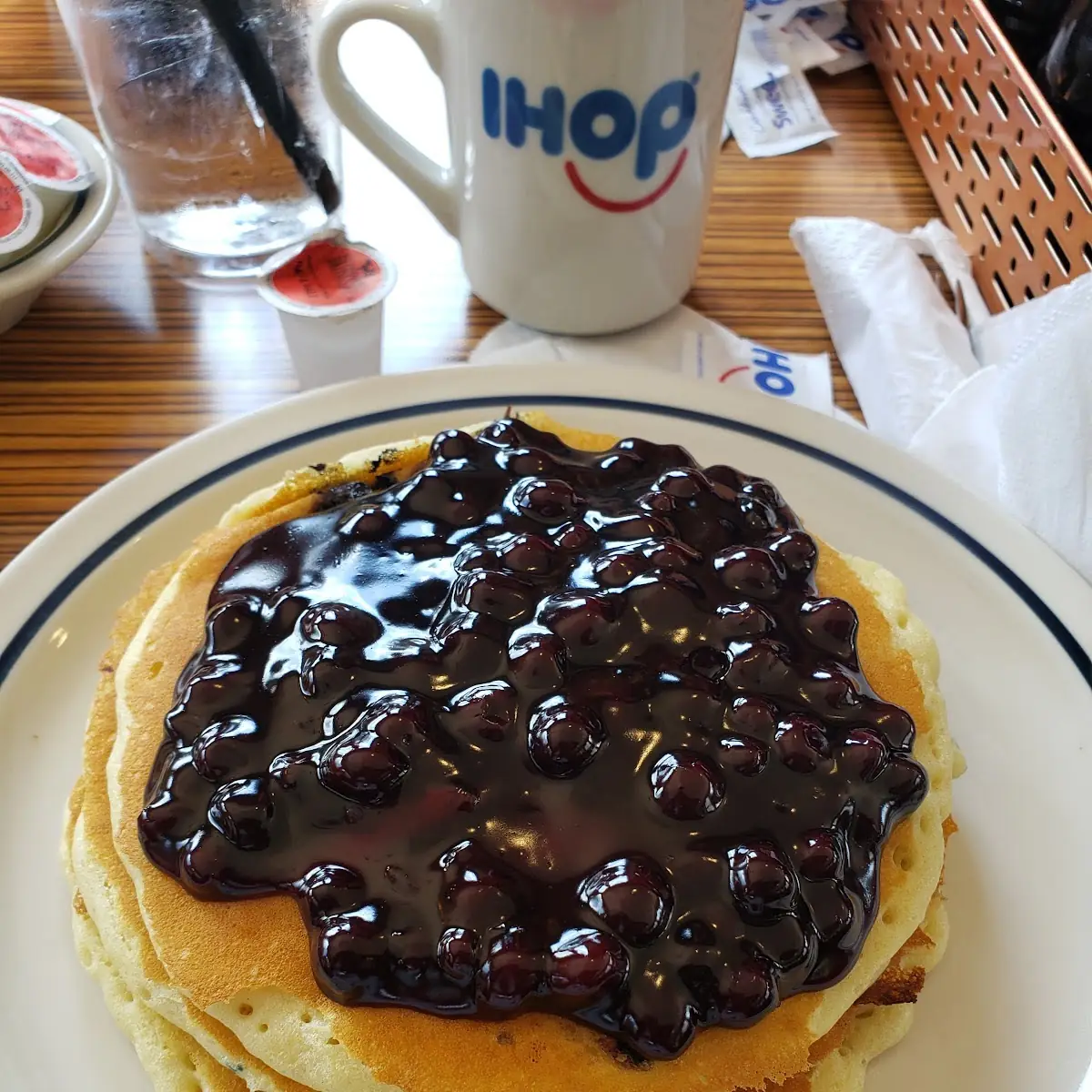Double Blueberry Pancakes