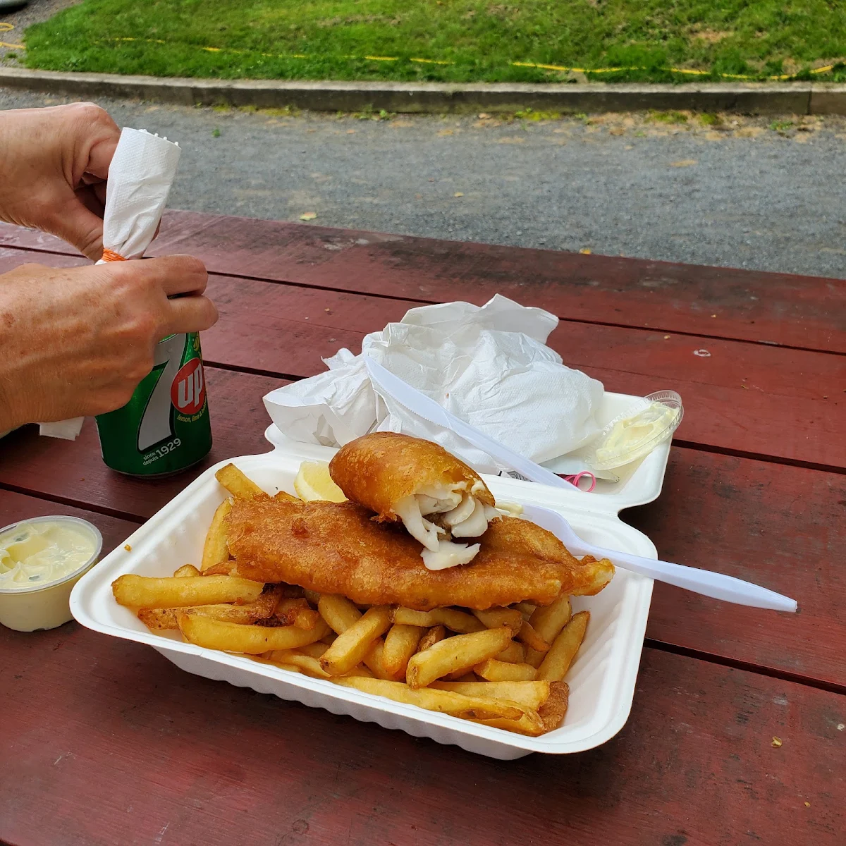 Fish and Chips, Hennigar's Cookhouse