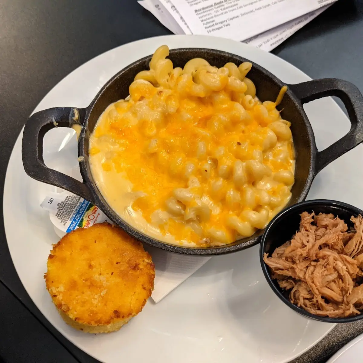 Mac and Cheese with BBQ Pulled Pork