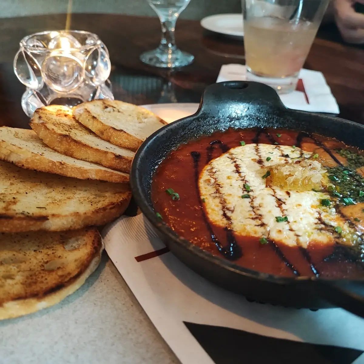 Baked Goat Cheese and Tomatoes