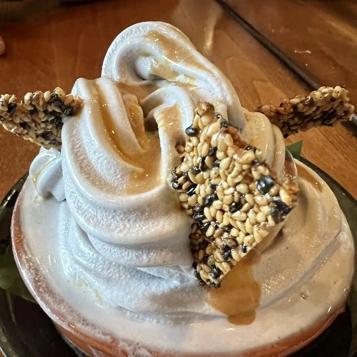 Miso Bread Pudding