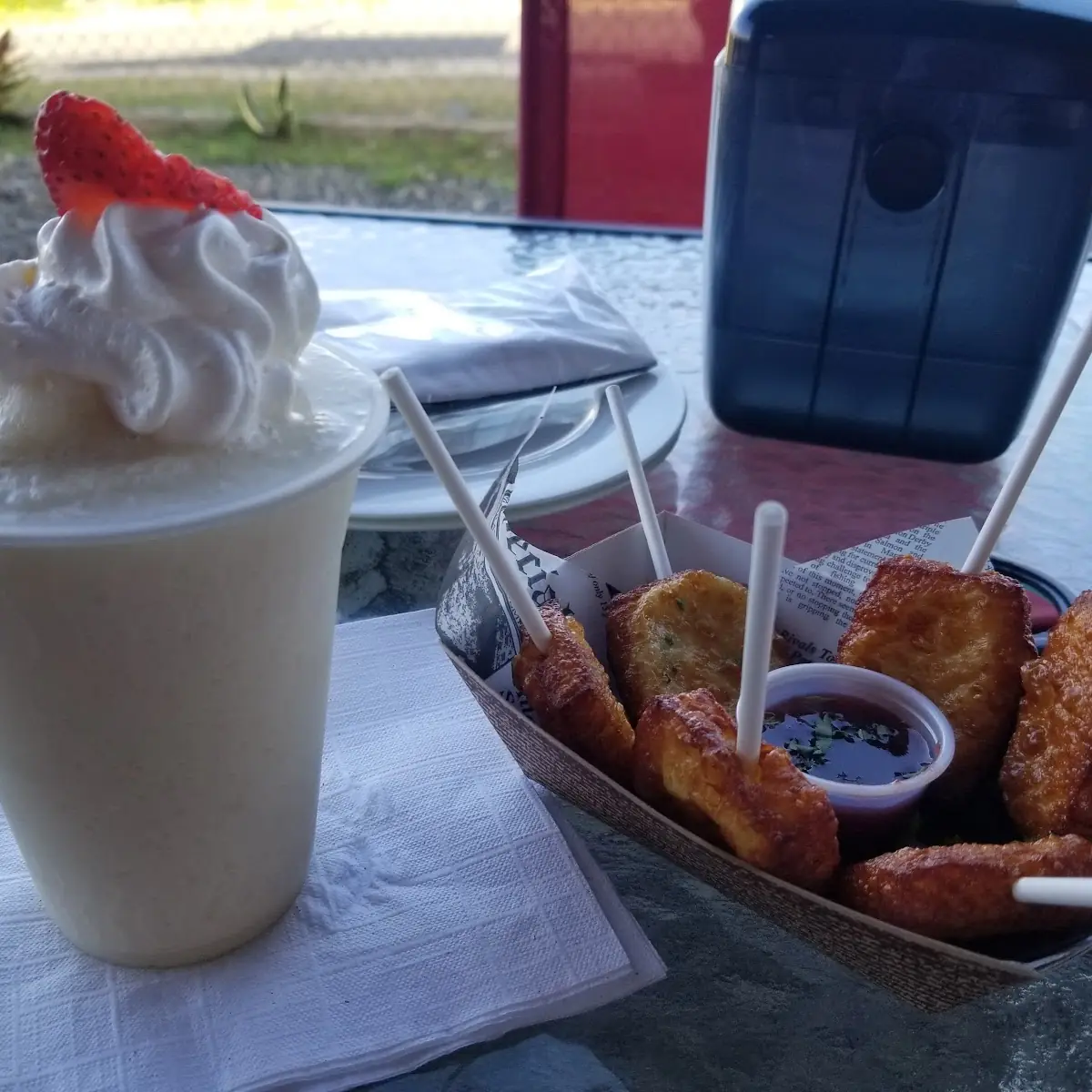 Queso Frito Y Piña Colada