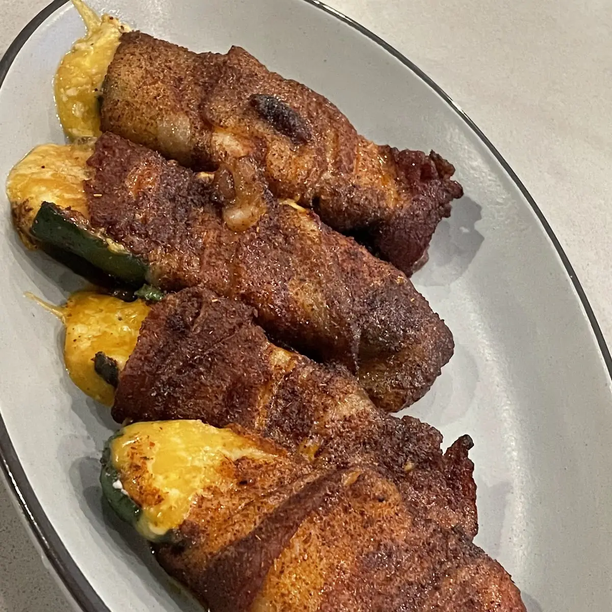Bacon Wrapped Jalapeño Poppers