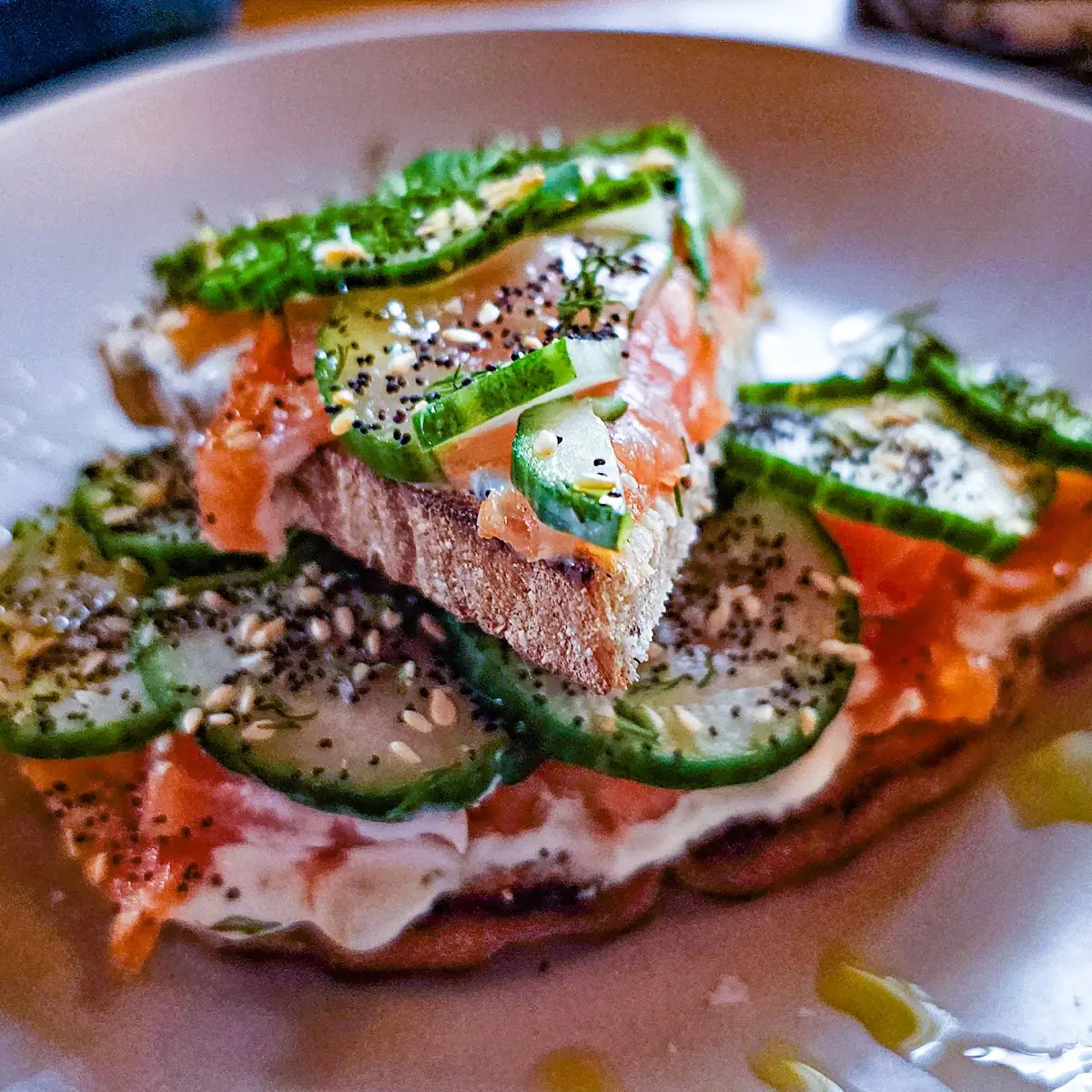 Smoked Salmon Toast