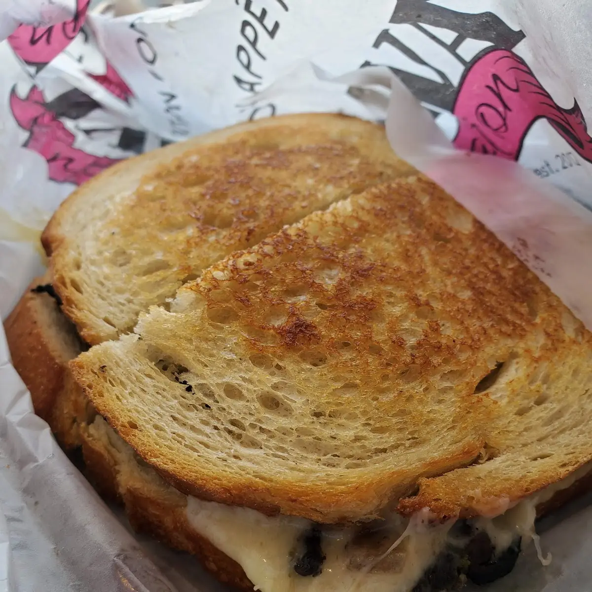 Mushroom Grilled Cheese