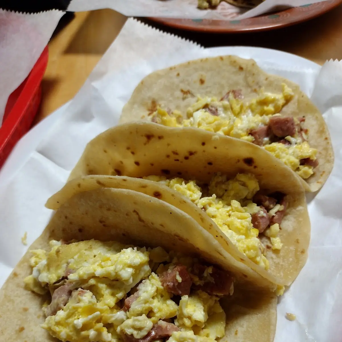 Burrito de Chorizo Y Huevo