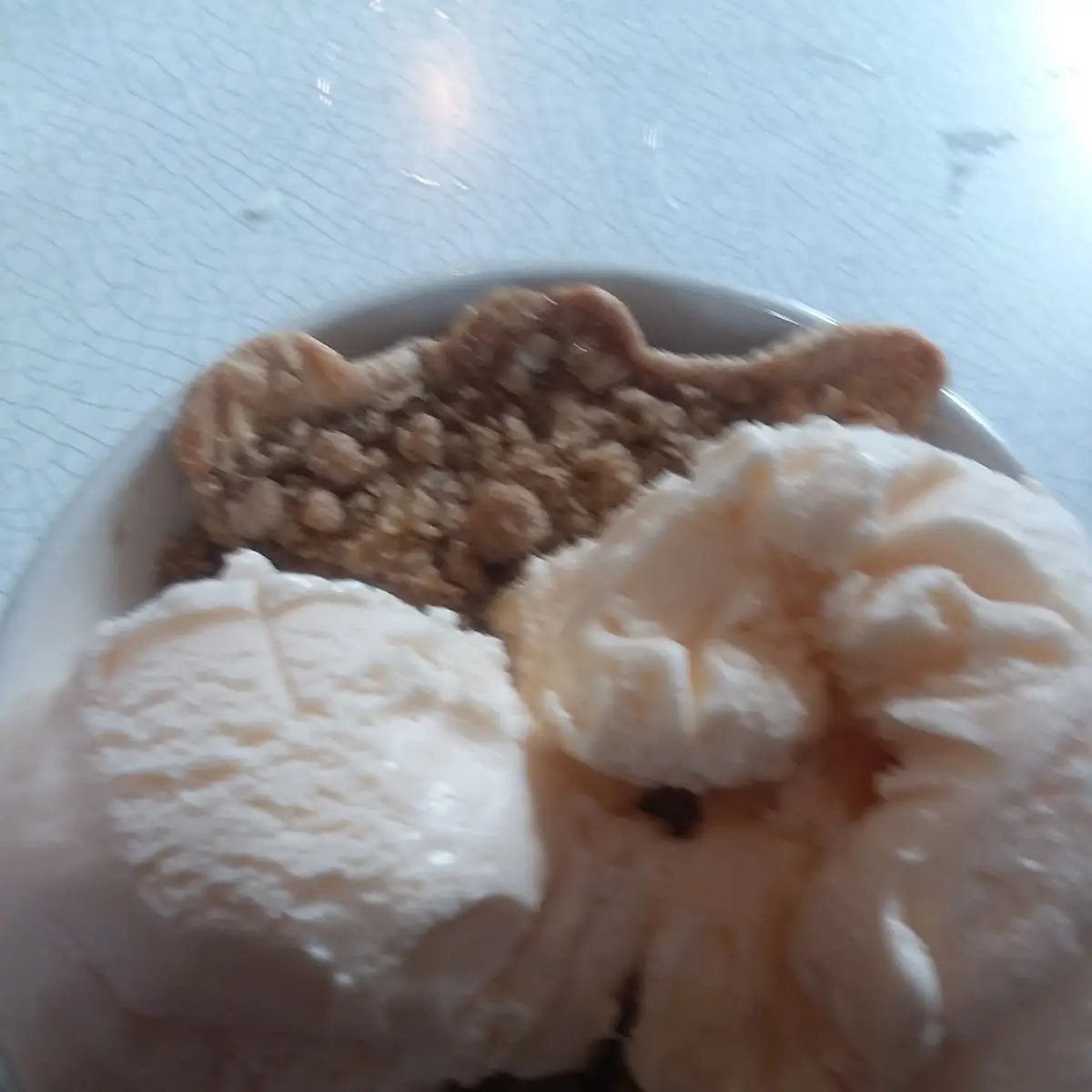 Dutch Apple Pie with Vanilla Ice Cream