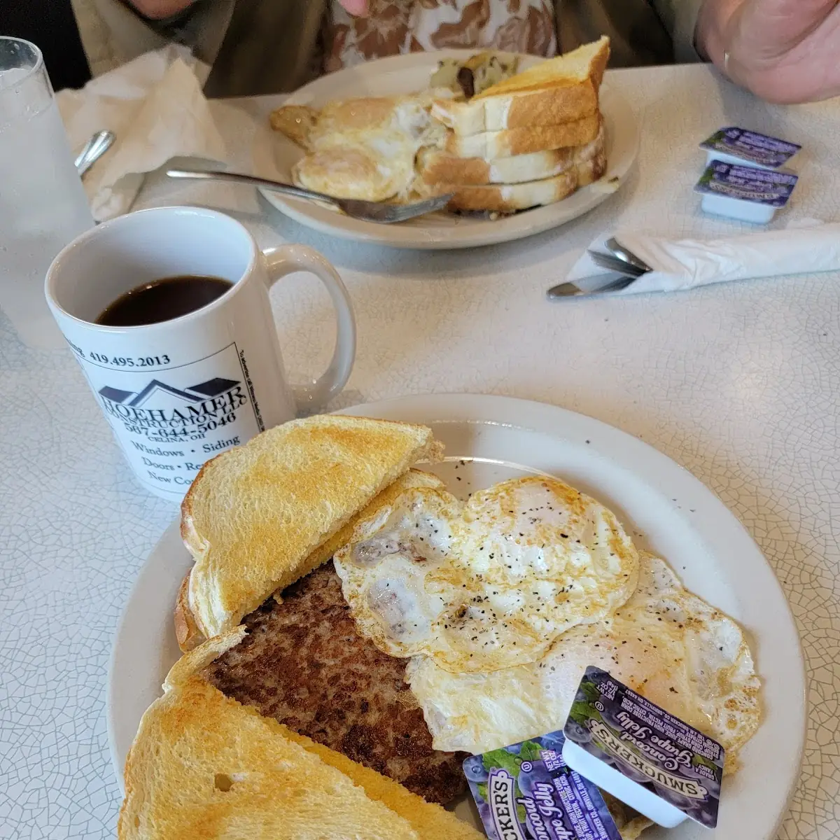 Eggs Sausage Toast