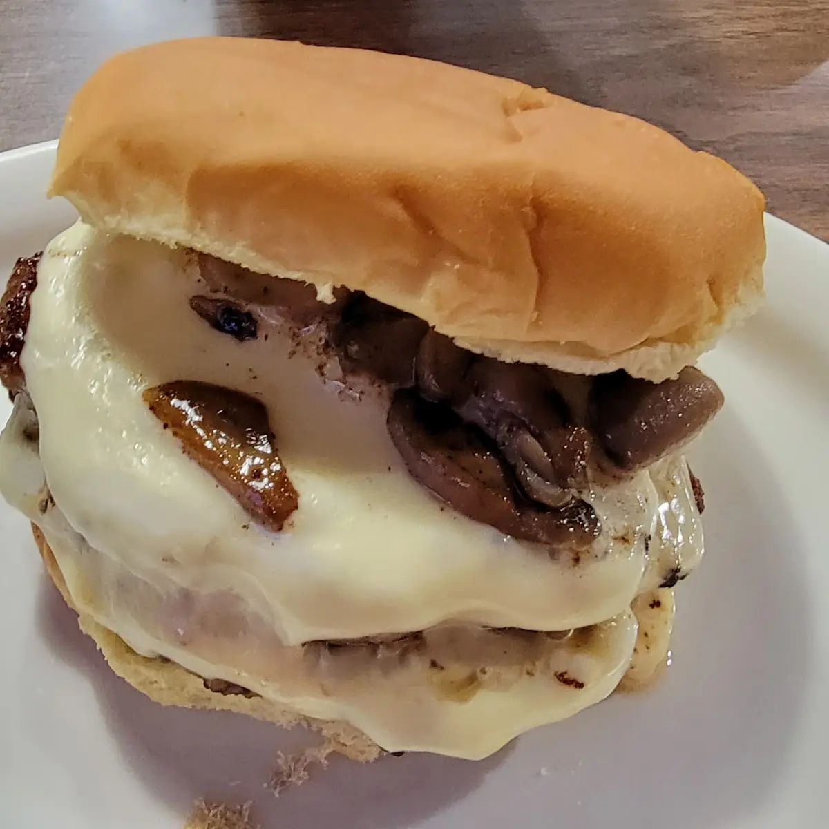 Mushroom Swiss Burger