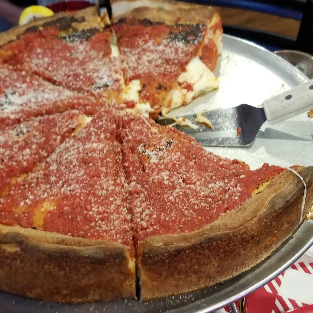 World Famous Chicago Style Deep Dish Pizza