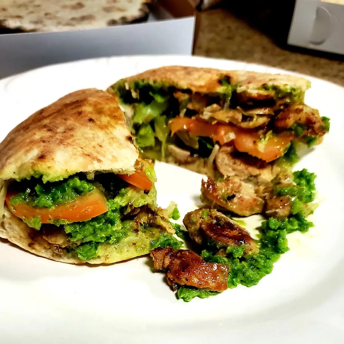 One Dozen Flat Bread Two Stuffed Pitas