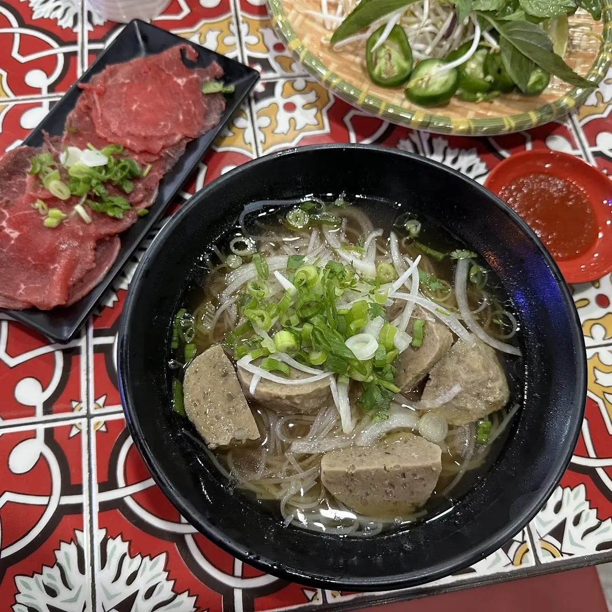Vegetable Pho (beef or chicken broth)