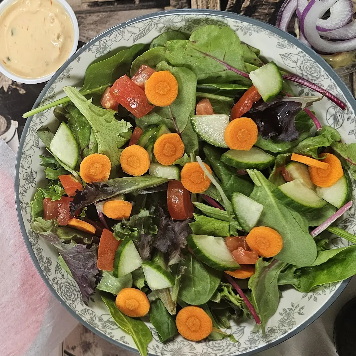 Side Salad & Half Sandwich