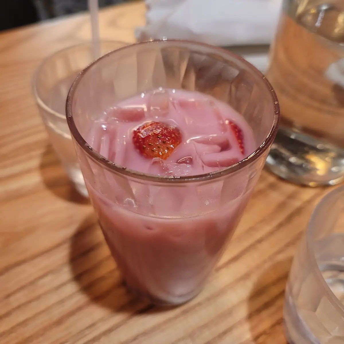 Strawberry Dragon Fruit Horchata