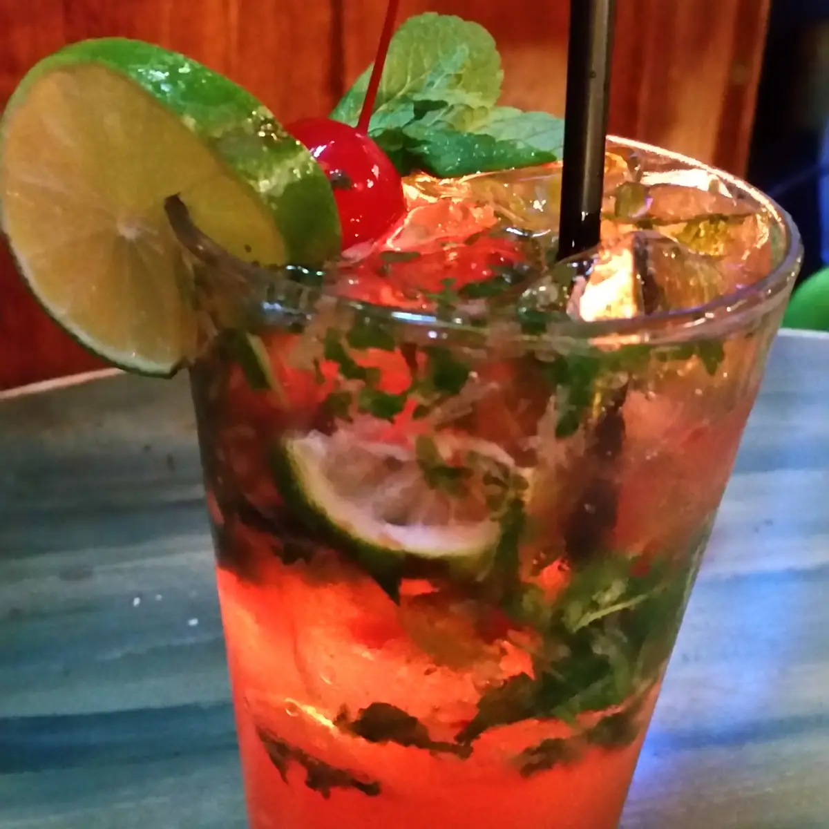 Black Cherry Peach Mojito