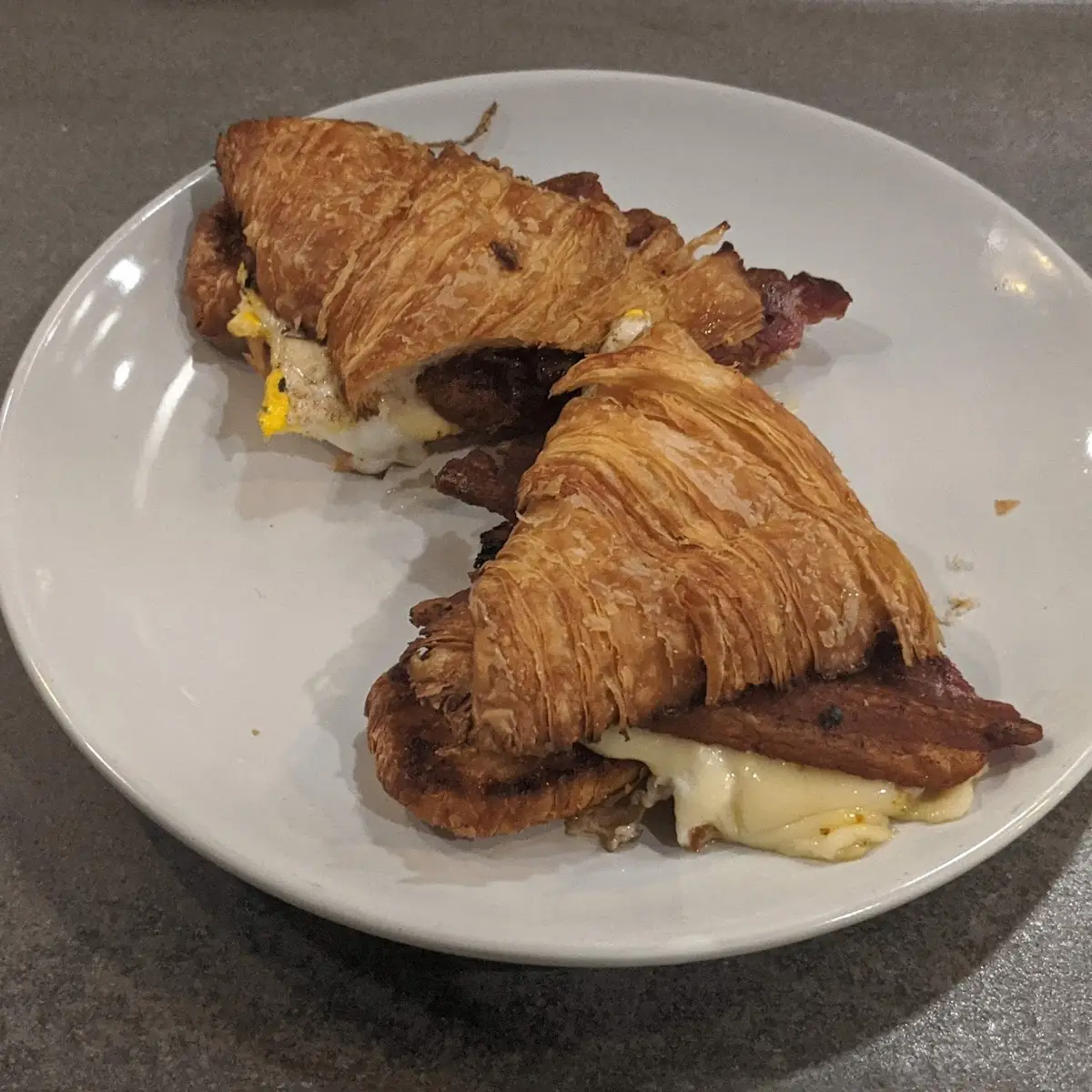 Bacon Egg Cheese Croissant