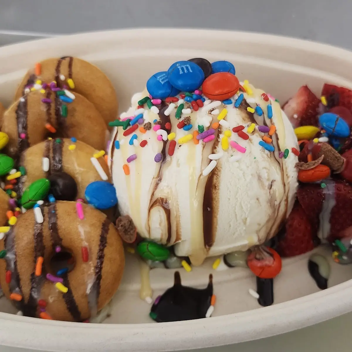 Mini Donuts Ice Cream