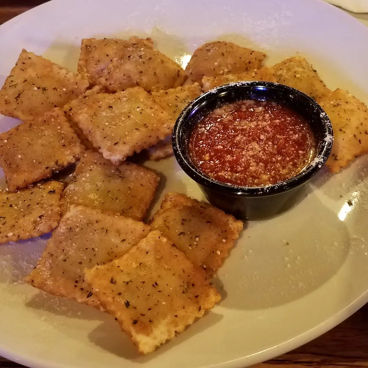 Fried Ravioli's Sausage & Cheese