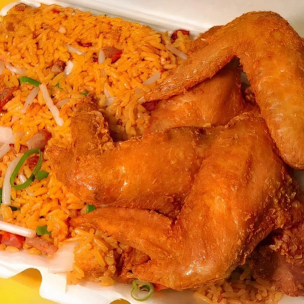 Pork Fried Rice & Chicken Wings