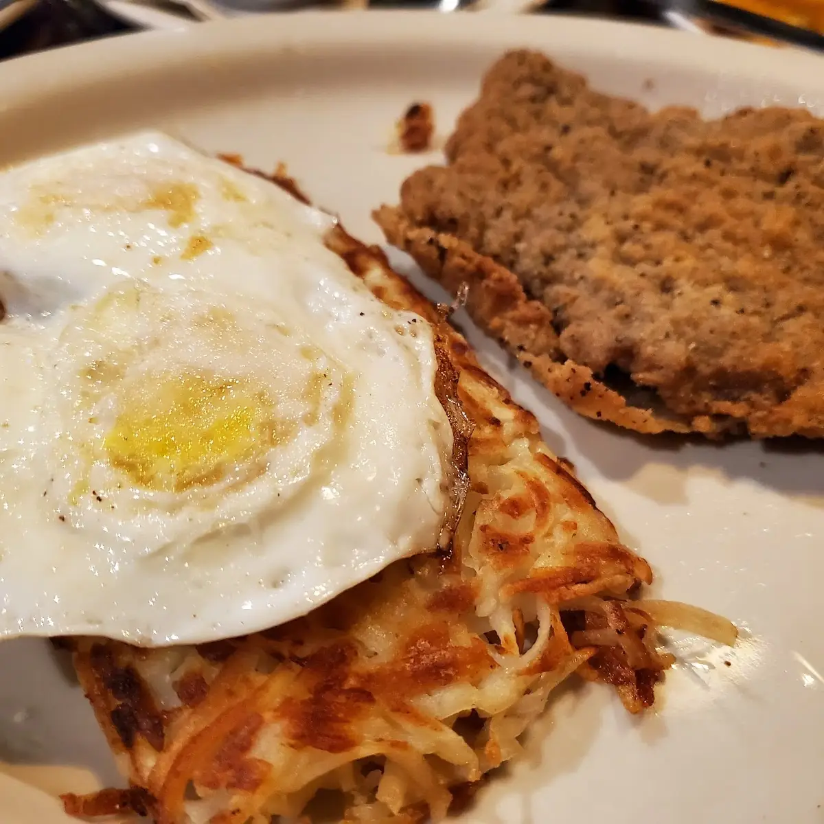 Chicken Fried Steak and Eggs