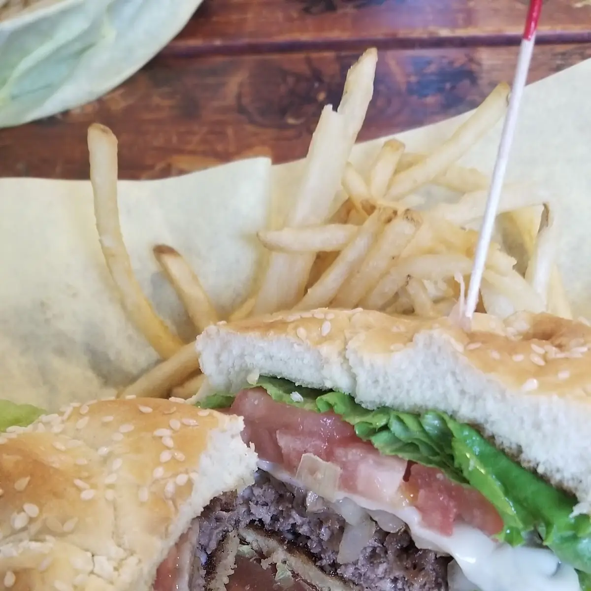 Mushroom Swiss Burger