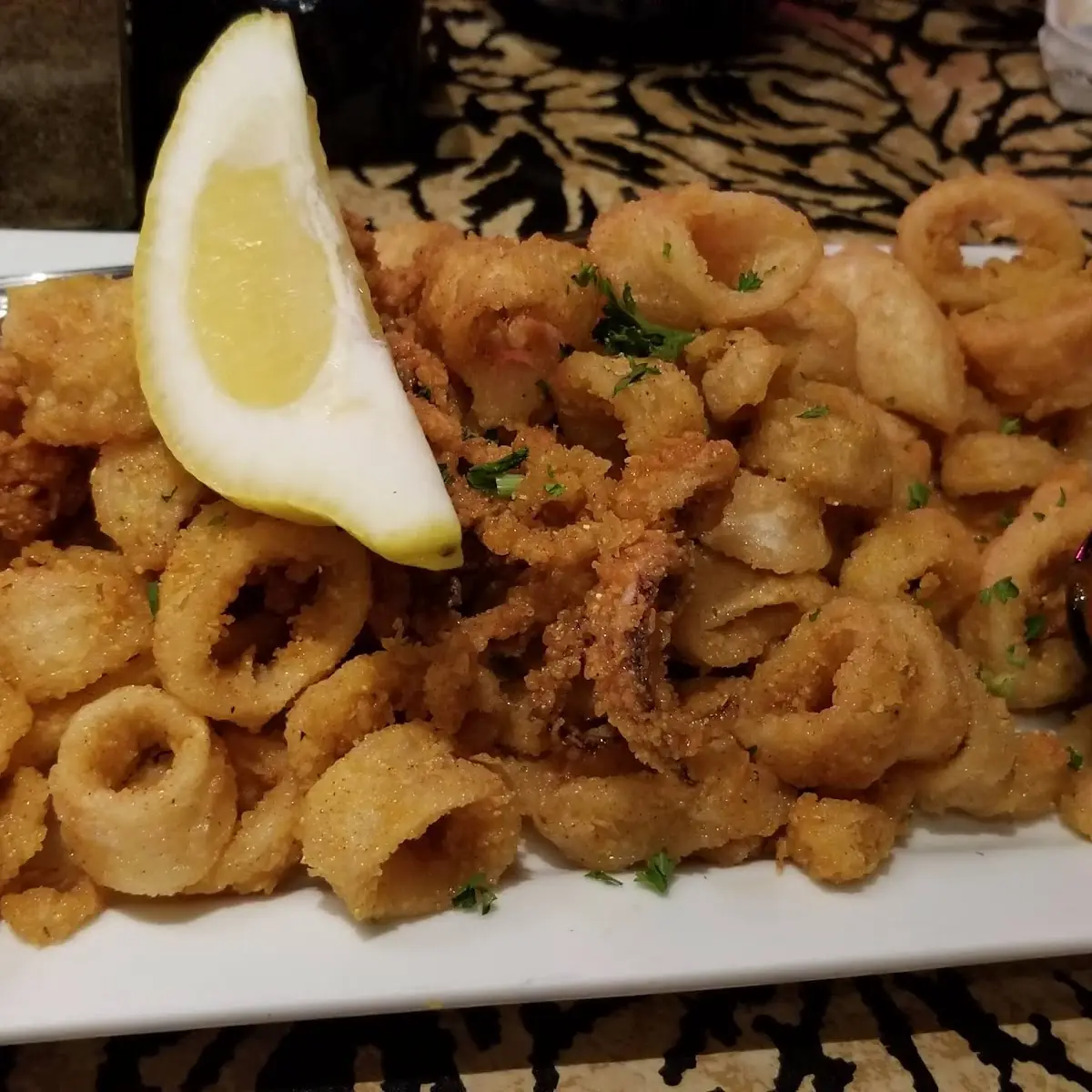 Fried Calamari Appetizer Platter