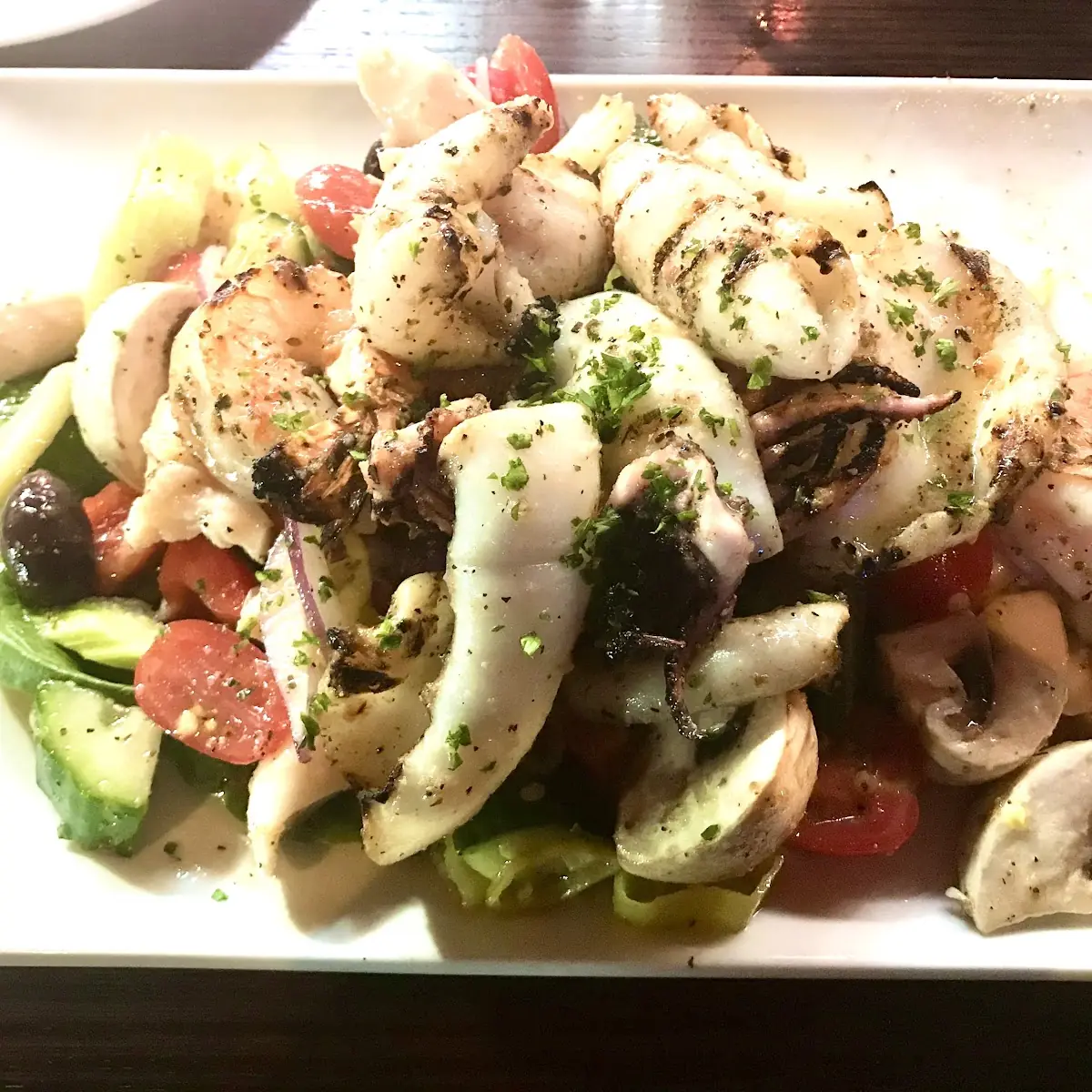 Marinated Octopus Seafood Platter