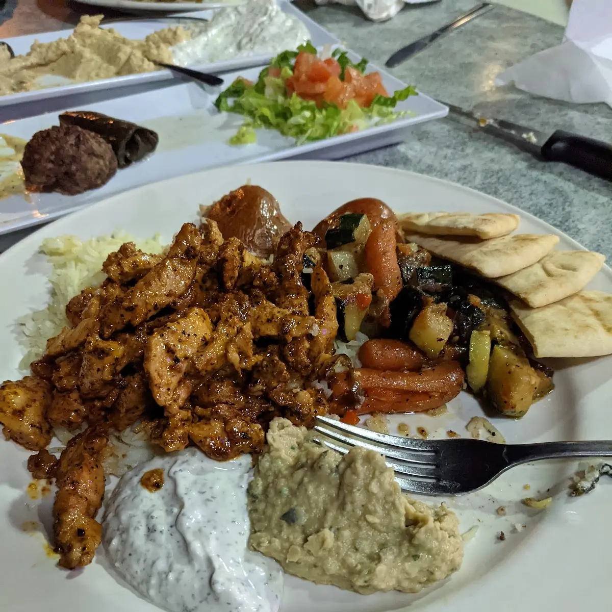 Chicken Shawarma Plate