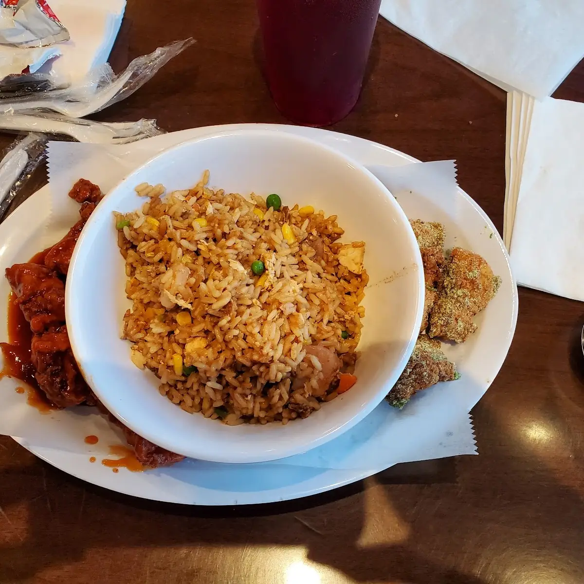 10 Piece Wings Combo Fried Rice Bowl