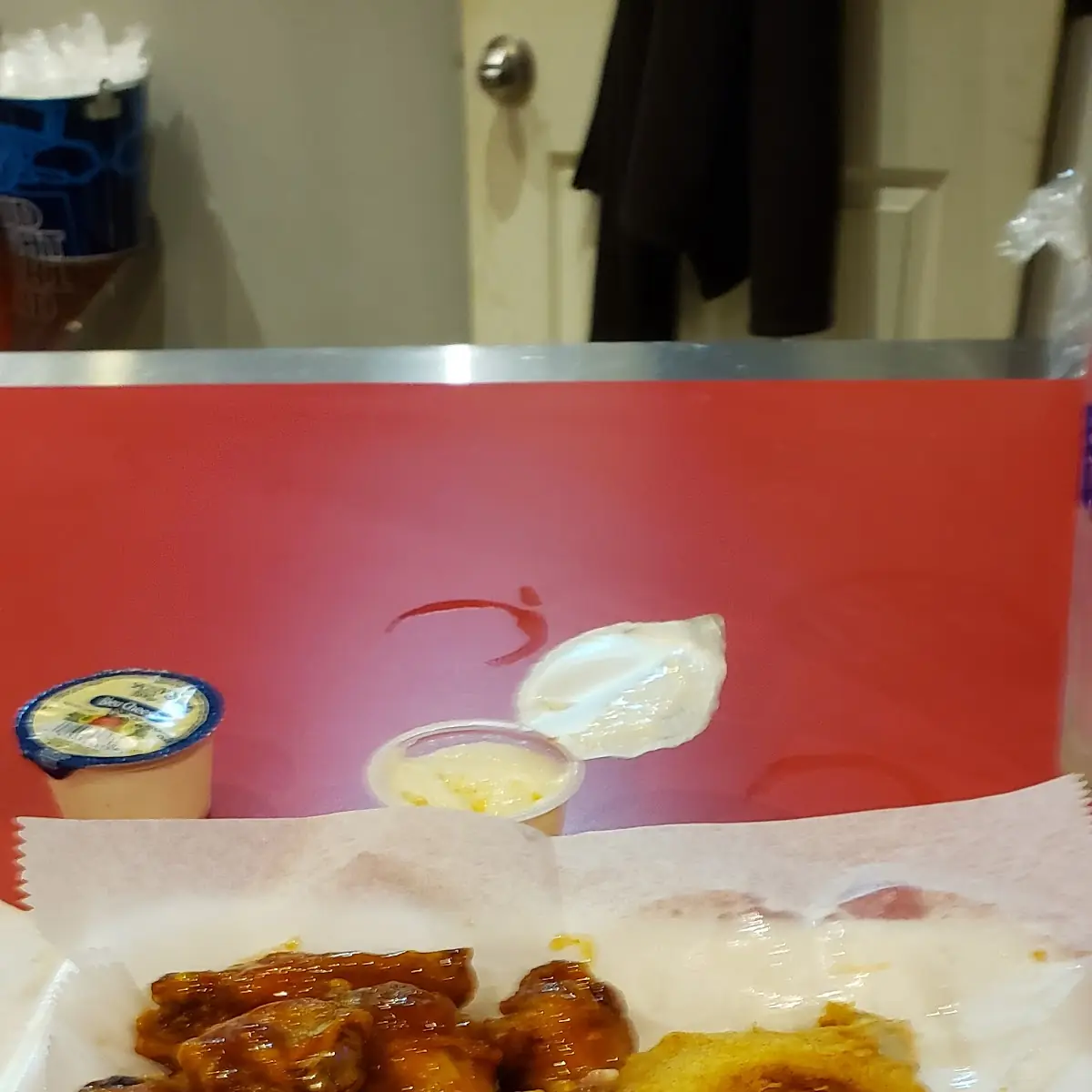 Chicken Wings and Onion Rings
