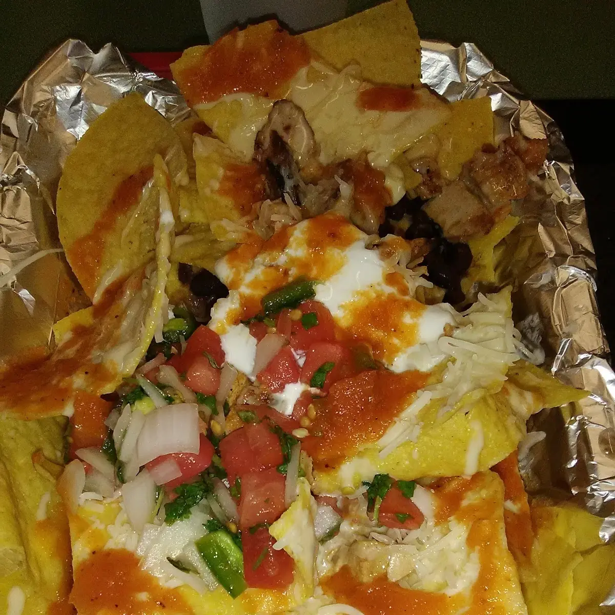 Adobo Chicken Nachos