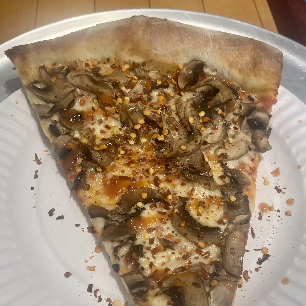 Mushroom Pizza Slice
