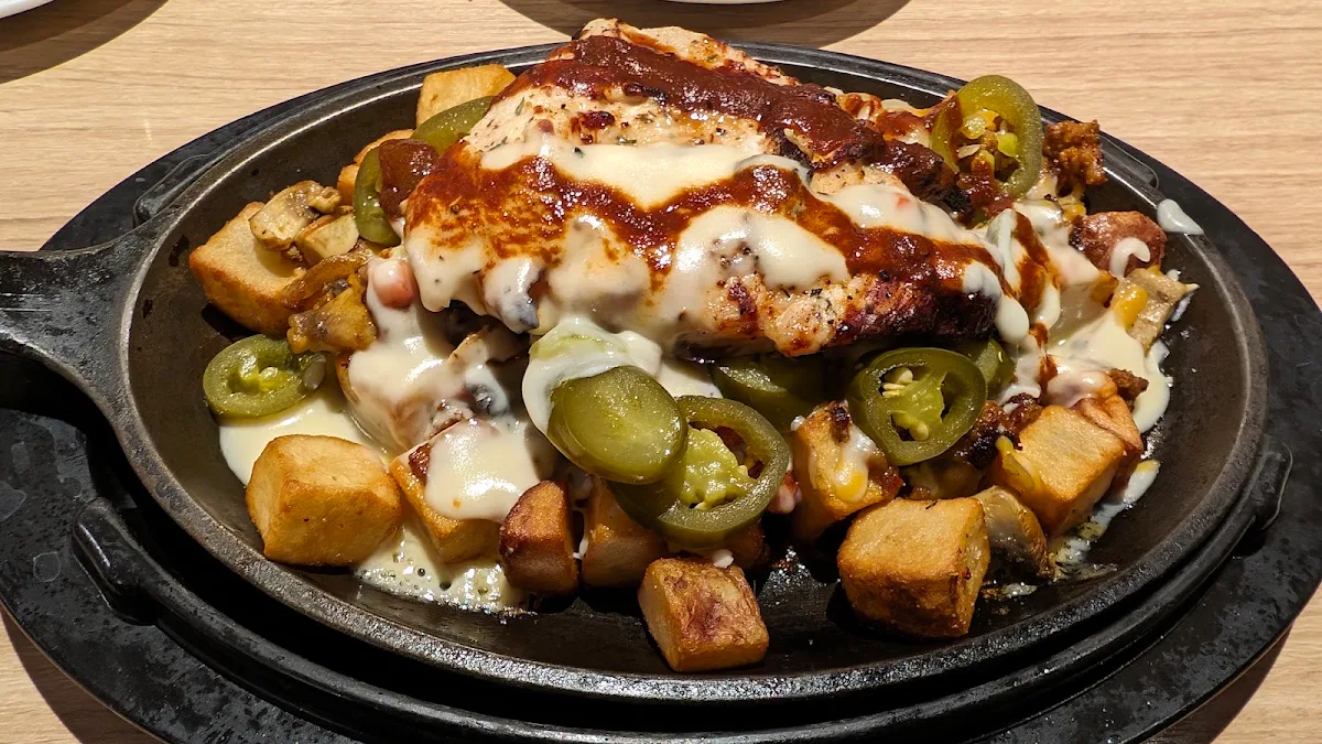Spicy Sizzling Skillet, Denny's Restaurant Abbotsford - Simon Ave