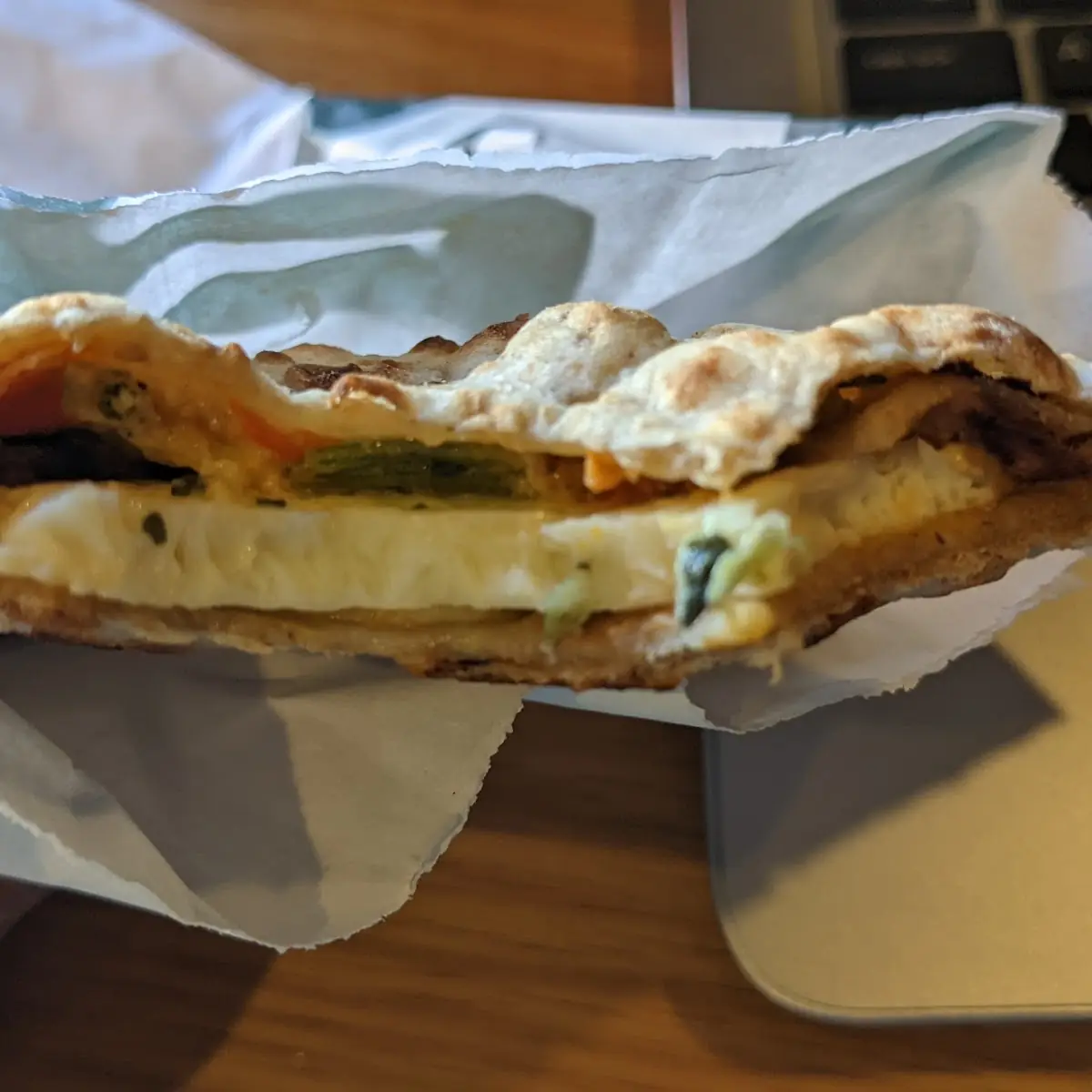 Spinach Feta Breakfast Wrap