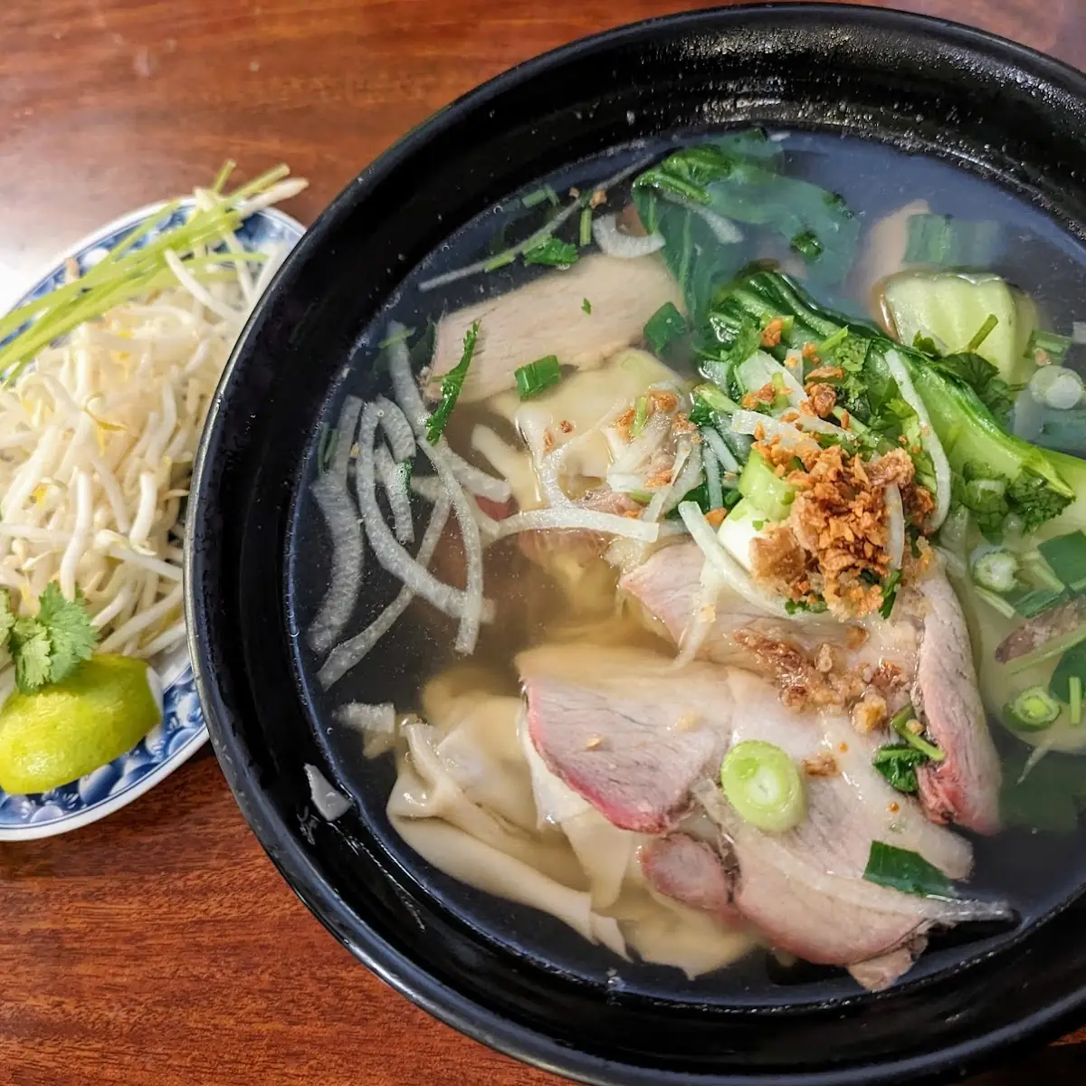 Roast Pork and Wonton Noodle Soup