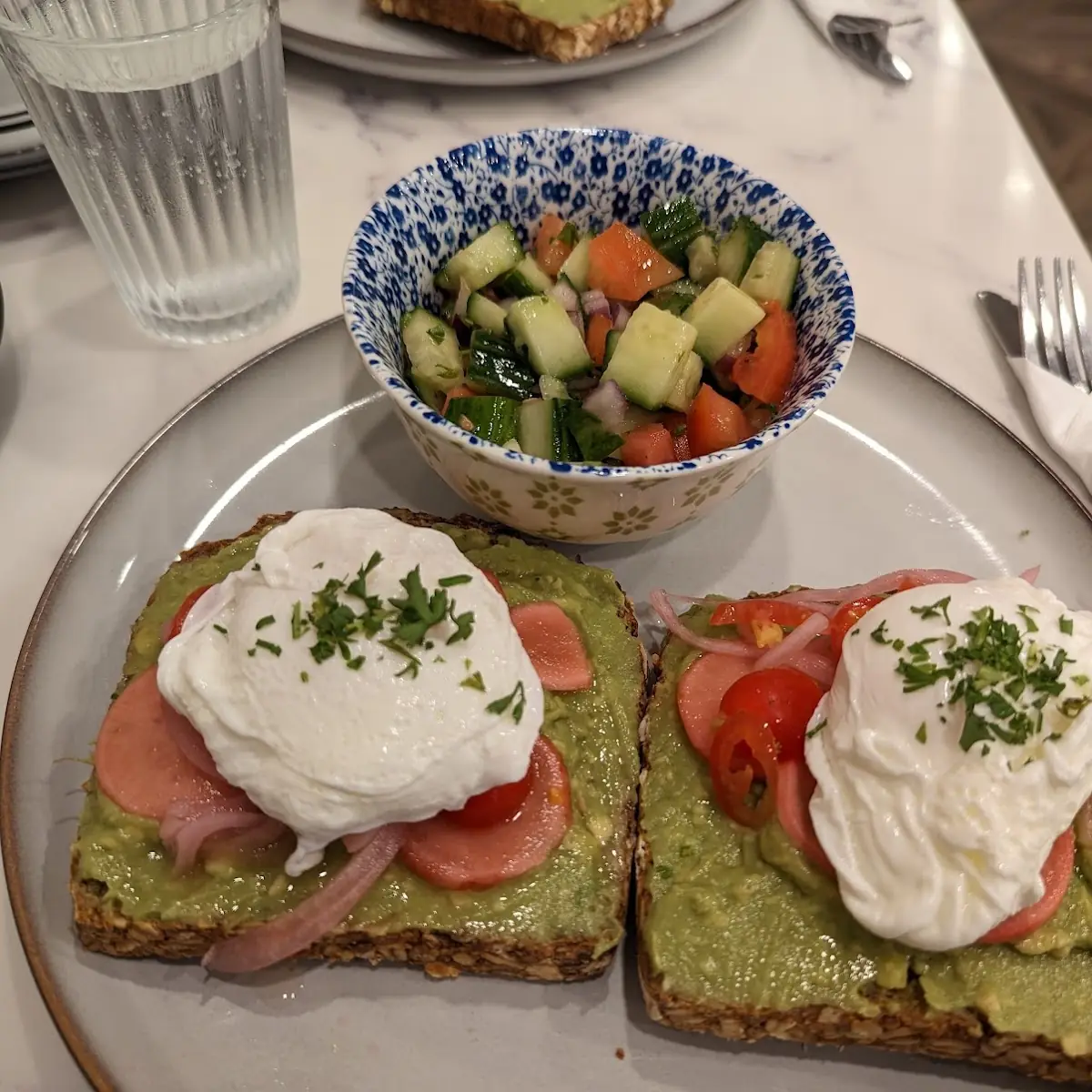 Avocado Toast with Poached Eggs
