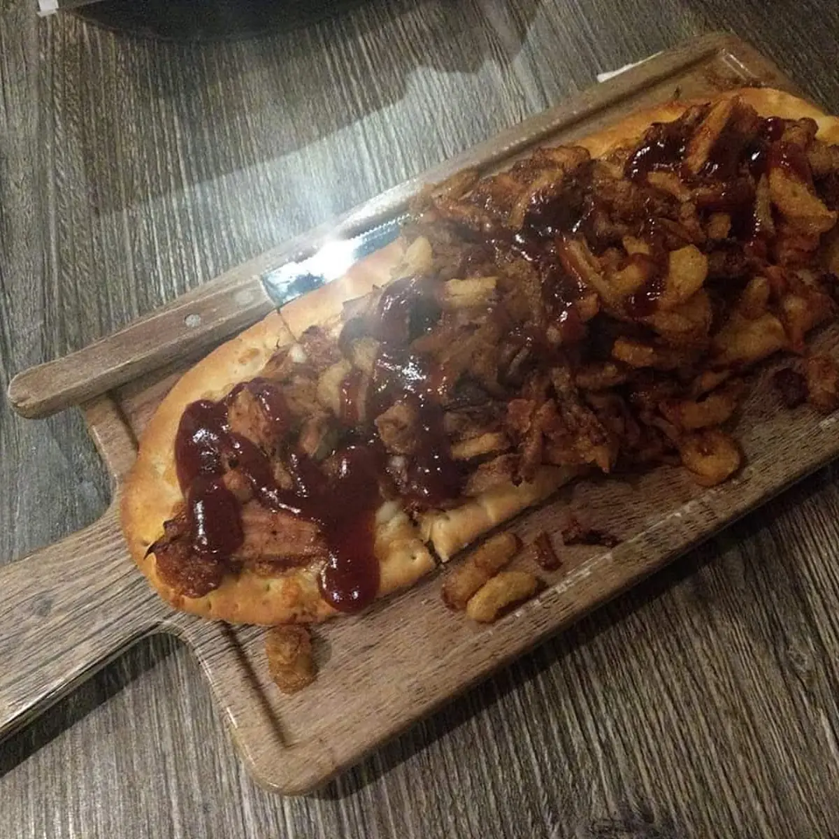 BBQ Pork Flatbread
