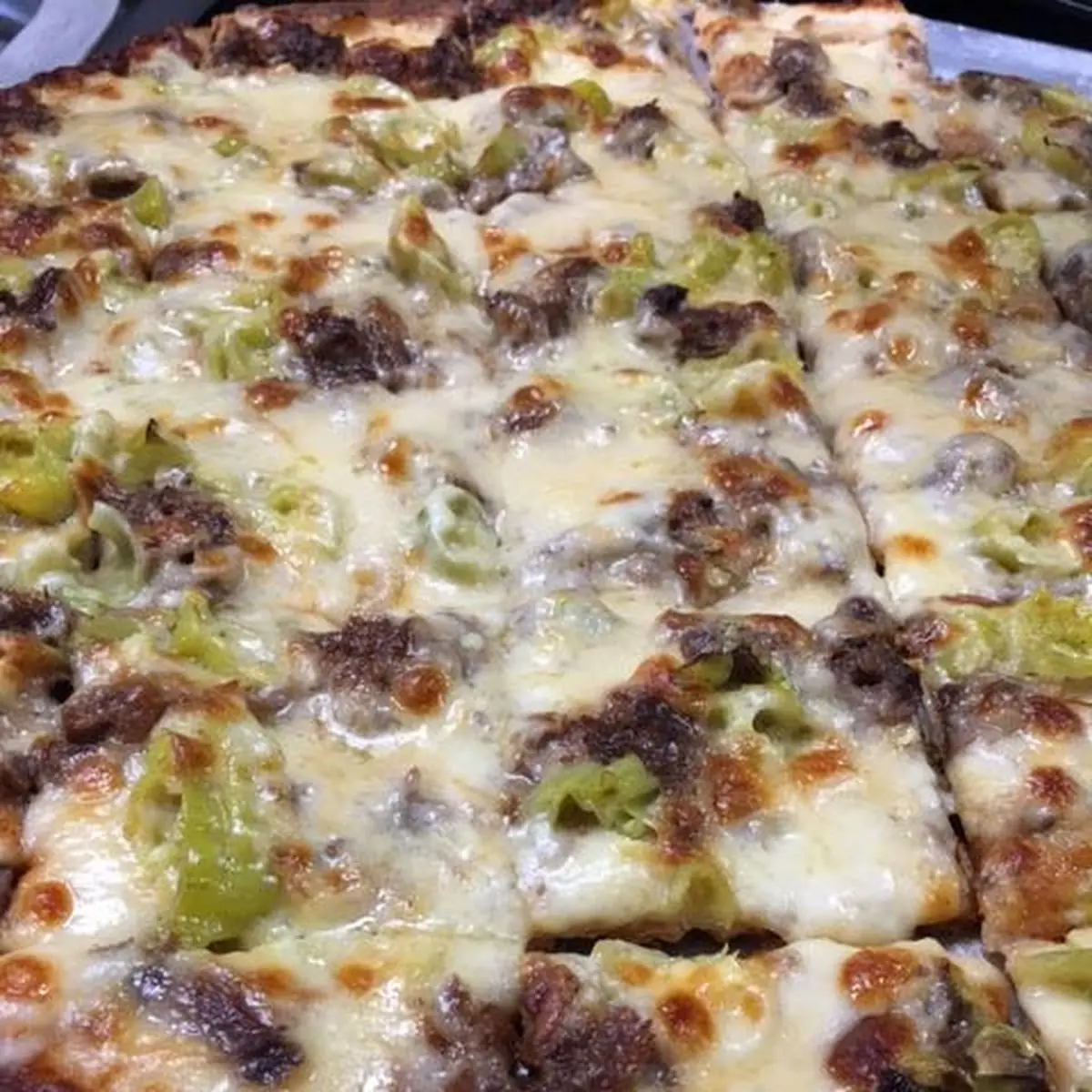Philly Cheesesteak Pizza